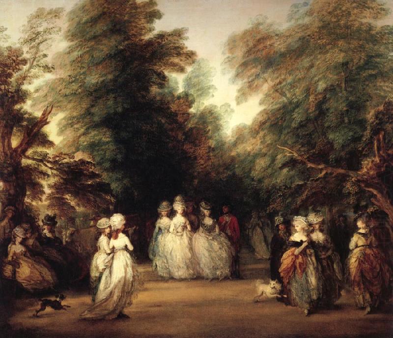 Thomas Gainsborough The mall in St.James's Park china oil painting image